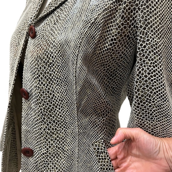 Frenchi snakeskin leather jacket - Picture 4 of 14